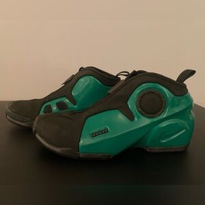 ✅ Nike Air Flightposite 2 Shoes Mens Size 8 Green Black Basketball CD7399-001 ✅